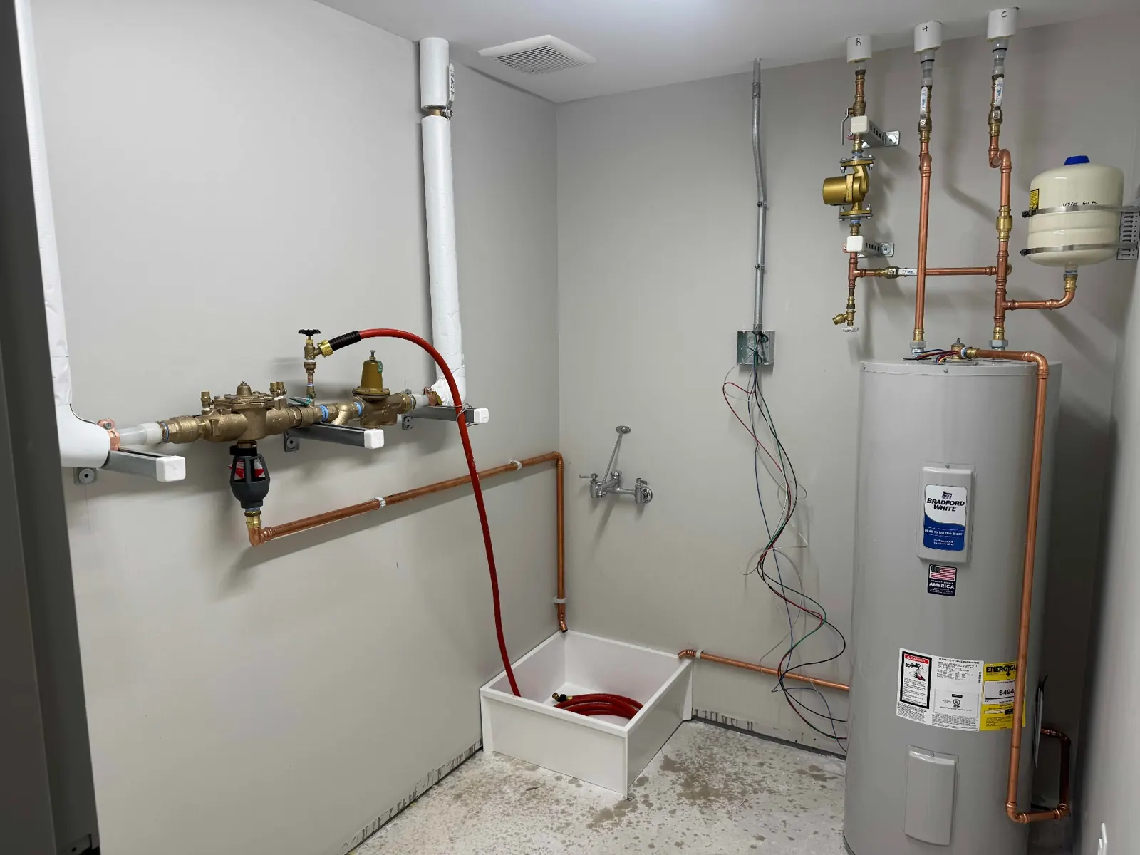 Service plumbing project in Clayton, MO